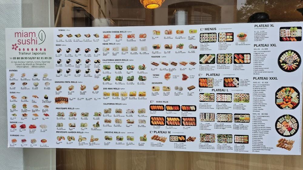 Miam Sushi - Menu Image 1